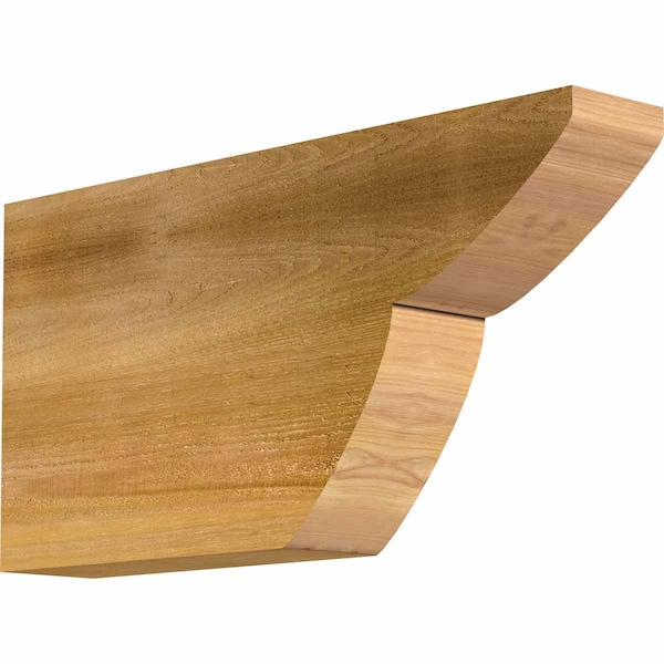 Ekena Millwork Crestline Rough Sawn Rafter Tail, Western Red Cedar, 4"W x 12"H x 24"L RFT04X12X24CRE00RWR - main